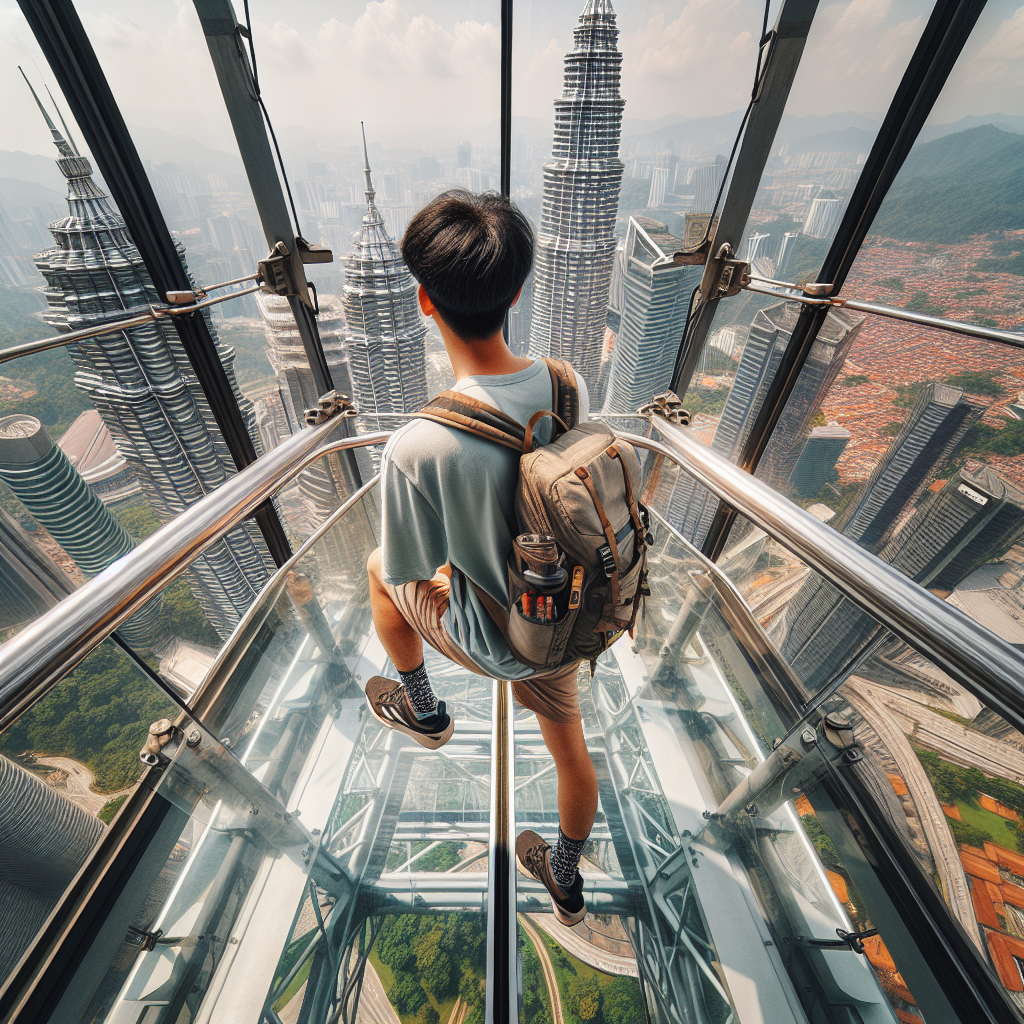 Beach scene with trash can