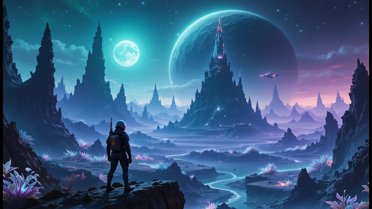 AI Generated Sci-Fi Landscape